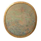 Robert Lewis Reid, Art Nouveau Oval, Oil on Canvas