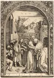 Untitled by Albrecht Durer, Woodcut on Laid Paper 1504, "Joachim And Anna At The Golden Gate", offered Apr 2024