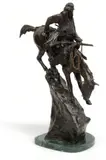 Untitled by Frederic Remington, Bronze Sculpture, Mountain Man, offered Apr 2024
