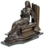 Untitled by Jean-Baptiste Carpeaux, Bronze Sculpture, Lady with Rose, offered Apr 2024