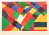 Piero Dorazio, Untitled, Lithograph in Colors on Paper, 1968, "Untitled"