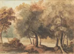 John Constable, Untitled, Watercolor on Paper