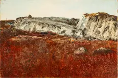 Untitled by John C. Pellew, Oil on Masonite, "Blueberry Ledge - Deer Isle, Maine", offered Apr 2024