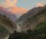 Benito Ramos Catalan, Untitled, Oil on Canvas, "Andes Mountainscape"