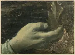 Walter Tandy Murch, Untitled, Oil on Panel, Left Right Hand