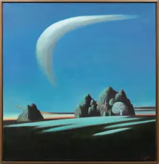 Liang Wei, Untitled, Oil on Canvas, "A Cloud Around"