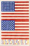 Jasper Johns, Untitled, Offset Lithograph Poster, Ca. 1979, "Two Flags (Whitney Museum)"