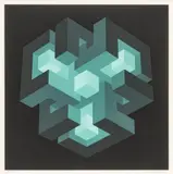 Brian Halsey, Untitled, Serigraph in Colors on Wove Paper "Triune"