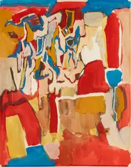 Gene Szafran, Untitled, Watercolor And Gouache on Paper, Ca. 1962, "Untitled Abstract"