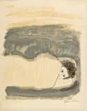 Ben Shahn, Untitled, Lithograph on Arches Paper, Ca. 1968, "To Childhood Illness"
