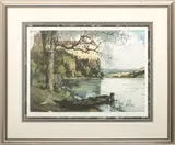 Luigi Kasimir, Untitled, Etching on Wove Paper, "Persenbeug Castle"