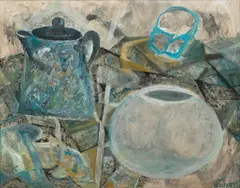 Untitled by Jack Faxon, Acrylic on Panel "Still Life", offered Apr 2024