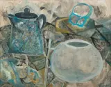 Jack Faxon, Untitled, Acrylic on Panel "Still Life"