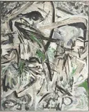 Jack Faxon, Untitled, Acrylic on Masonite "Abstract"
