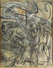 Untitled by Jack Faxon, Acrylic on Masonite "Abstract", offered Apr 2024