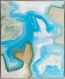 Jack Faxon, Untitled, Acrylic on Masonite "Abstract"