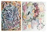 Jack Faxon, Abstract, Gouache on Heavy Academy Paper
