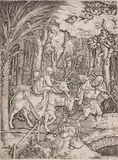 Marcantonio Raimondi, After Albrecht Durer, Engraving on Watermarked Laid Paper