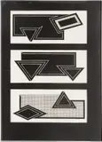 Untitled by Frank Stella, Lithograph on Arjomari Paper 1970, "Black Stack, from Stacks", offered Mar 2024