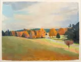 Larry Horowitz, Untitled, Pastel on Paper "Landscape (Fall)"