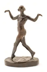 Untitled by Charles Cary Rumsey, Bronze Sculpture, Early 20th C., "Dancing Female Nude", offered Mar 2024
