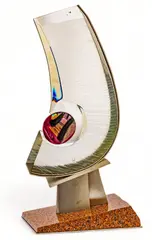 Jack Schmidt, Blown Glass And, Bronze Sculpture