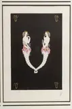 Erté, Untitled, Lithograph Ca. 1976, Letter "V"