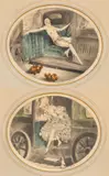 Louis Icart, Etchings with, Aquatint And Hand Coloring on Paper