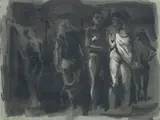 Eric Fischl, Untitled, Etching And Aquatint on Hahnemuhle Paper Ca. 1987, "Shower"