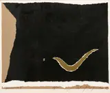 Adja Yunkers, Untitled, Screenprint in Colors on Wove Paper 1973, "Morketiden II"