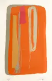 Larry Zox, Untitled, Screenprint in Colors on Wove Paper, 1980, "Niagara Series III"