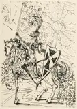Untitled by Salvador Dalí, Etching on Paper, Ca. 1971, "El Cid", offered Mar 2024