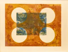 Ronald Davis, Untitled, Lithograph And Screenprint on Arches Paper, 1971, "Four Circle, from Rectangle Series"