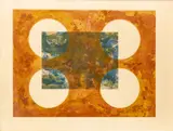 Ronald Davis, Untitled, Lithograph And Screenprint on Arches Paper, 1971, "Four Circle, from Rectangle Series"