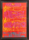 Keith Haring (AMERICAN, 1958-1990) Lithographic by Andy Warhol, Poster "Montreux-Detroit Jazz", offered Mar 2024