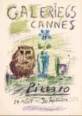 Lithographic by Pablo Picasso, Poster 1956, offered Mar 2024