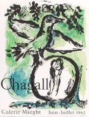 Marc Chagall, Lithographic, Poster on Paper 1962