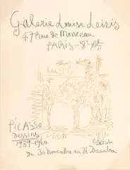 Pablo Picasso, Lithographiic, Poster 1960