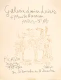 Lithographiic by Pablo Picasso, Poster 1960, offered Mar 2024