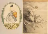 Untitled by Louis Icart, Etching And Drypoint with Hand Coloring on Paper, Ca. 1928, L'Elan, offered Mar 2024