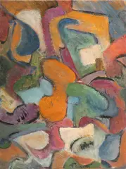 Untitled by Jack Faxon, Acrylic on Board "Abstract", offered Mar 2024