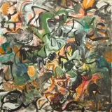 Jack Faxon, Untitled, Acrylic on Board "Abstract"