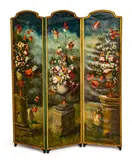 Alfredo Pieracci, Untitled, Oil on Canvas Trifold Screen