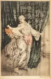 Untitled by Louis Icart, Etching And Drypoint with Hand Coloring on Paper 1928, "Casanova", offered Feb 2024