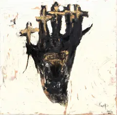 Untitled by Anthony Eve Kemp, Mixed Media on Board, 2016, Abstraction, offered Feb 2024