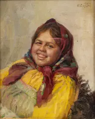 Fedot Vasilyevich Sychkov, Untitled, 1926, Oil on Canvasboard