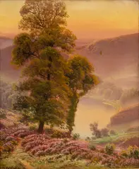 Untitled by Gaston Anglade, circa 1840, Oil on Canvas, Midsummer Landscape, offered Feb 2024