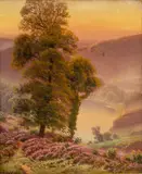 Gaston Anglade, Untitled, circa 1840, Oil on Canvas, Midsummer Landscape