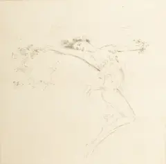 Untitled by Troy Kinney, Etching on Paper, "Dancer", offered Feb 2024
