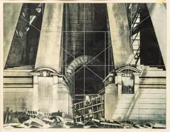 Untitled by Lowell Nesbitt, Silkscreen on Wove Paper, 1971, "Barriers", offered Feb 2024